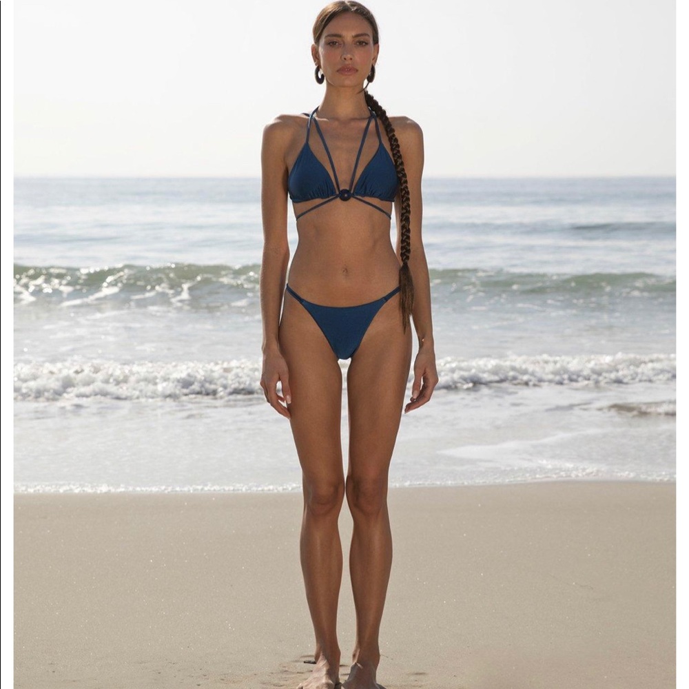 Cult Gaia Bikini Deep Blue (lightly used)
